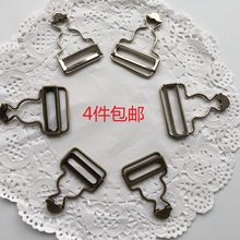 带夹子 银色葫芦扣潮 吊裤 牛仔裤 背带夹子配件 背带裤 铜色葫芦扣