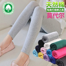 显瘦五七九分铅笔小脚裤 女薄外穿高腰高弹大码 春夏莫代尔打底裤