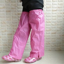 儿童防水套男童女童中大童防雨腿套小学生套亲子款套