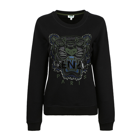 KENZO/高田贤三春秋新款女士虎头印花长袖套头卫衣1 2SW7054XD商品大图