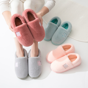 冬季厚底全包跟保暖棉鞋