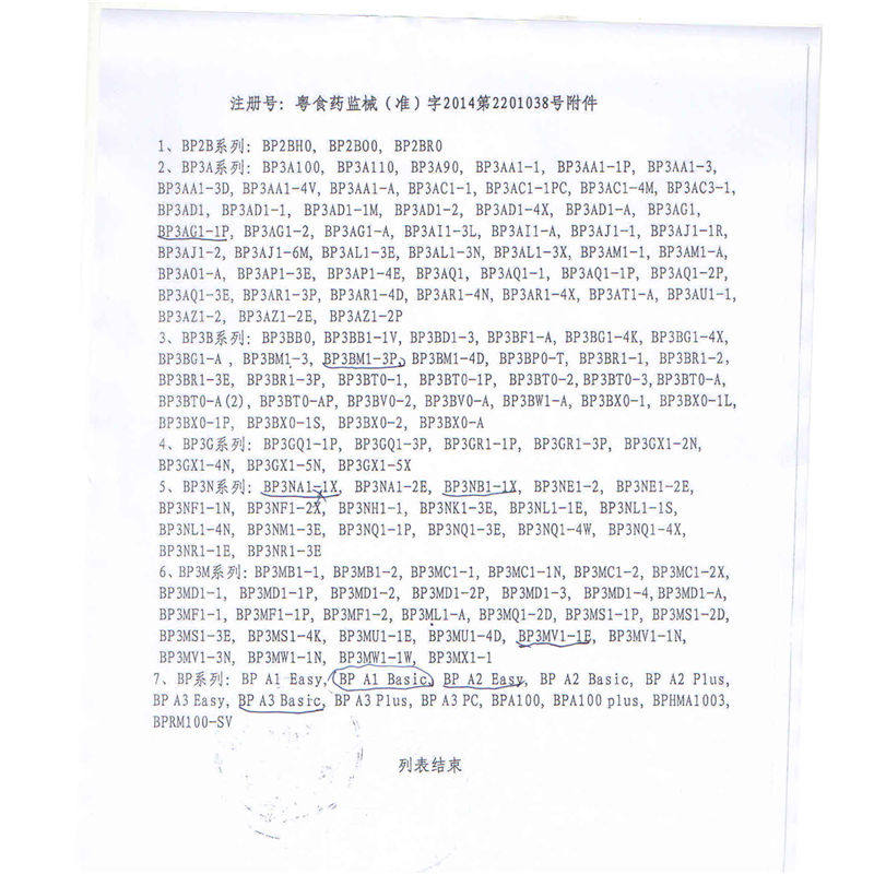 �����˴�����Ѫѹ��BP A1 Bsic