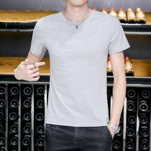 短袖t恤男修身工人劳保上衣工作衣服电焊环卫耐脏9.9便宜半袖T恤