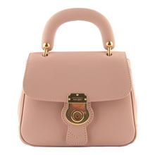 预售 BURBERRY/博柏利 淡粉色金属扣饰女士手提包