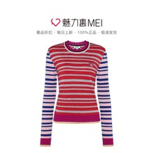 预售 KENZO/高田贤三 拼色纯羊毛条纹虎头饰圆领女士针织衫图片
