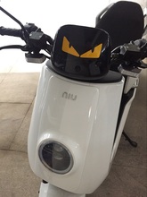 M1电动车贴纸 恶魔眼反光贴纸电瓶车踏板车龟王鬼火车贴 小牛N1