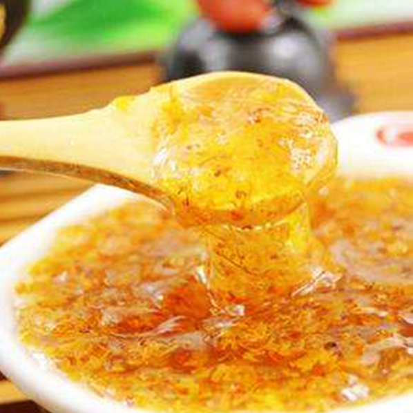 鲜活桂花酱 糖桂花原浆奶茶店专用原料 优果C桂花茶1.1kg