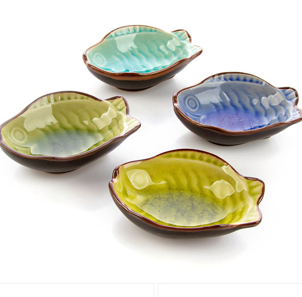 陶瓷碟子泰式SPA碗精油托盘 香熏碗面膜调配