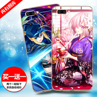 fate动漫fgo手机壳软OPPOR827T硅胶透明全包套R6007贞德吾王R850