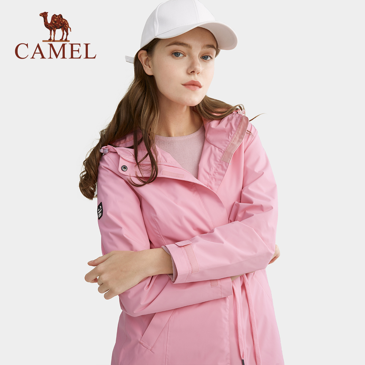 Camel Outdoor Charge Coat for Men and Women 2019 Autumn/Winter Single-layer Waterproof Windbreaker Fashion Brand Leisure Travel Coat