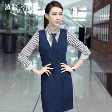 涟影职业套装女裙气质OL长袖衬衫职业装女装套装正装女工作服秋季图片