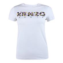 KENZO/高田贤三 女士白色棉质简约字母LOGO短袖T恤图片