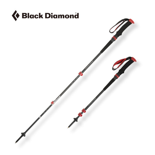 Black Diamond黑钻BD 户外减震徒步杖登山杖三节伸缩手杖112148