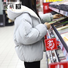 2018冬装情侣棉服冬季外套女装短款加厚面包服棉衣学生羊羔绒棉袄图片