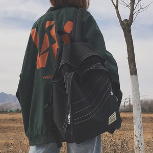 bf风书包女韩版原宿ulzzang百搭简约高中学生chic港味街拍双肩包