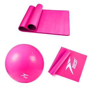 悦步瑜伽球加厚防爆组合套装