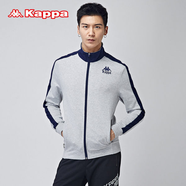 Kappa卡帕男款运动卫衣 休闲修身运动服薄外套开衫上衣|K0612WK12