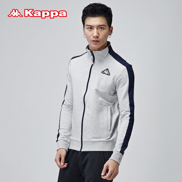 [清]Kappa卡帕运动卫衣男 春秋运动服装男 男子针织外套 休闲服