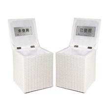 筐鞋 凳收纳箱 套箱坐凳换鞋 多功能仿藤回收套放置篓布鞋 2018新款