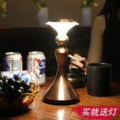 led充电酒吧台灯卧室床头小夜灯触摸创意ktv餐厅咖啡厅复古桌灯