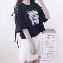 º«°æ tÐôÉÀ ŮѧÉú×Öĸӡ»¨¶Ì¿î ¿íËɰٴî¶¼ç°ó´ø¶ÌÐä Ïļ¾Å®×° ÉÏÒÂ