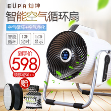 灿坤TSK F8106MF循环扇家用电风扇涡轮空气对流大炮台扇diy净化器