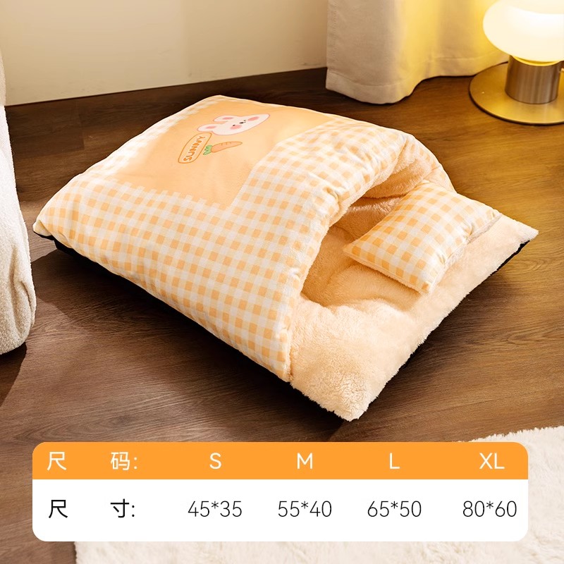 【狂欢价】猫窝冬季保暖封闭式冬天猫咪睡袋窝四季通用安全感网红垫子睡觉用