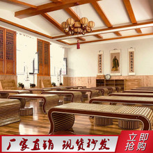幼儿园国学桌仿古课桌椅中式书画桌书法桌炕桌围棋桌榻榻米飘窗桌