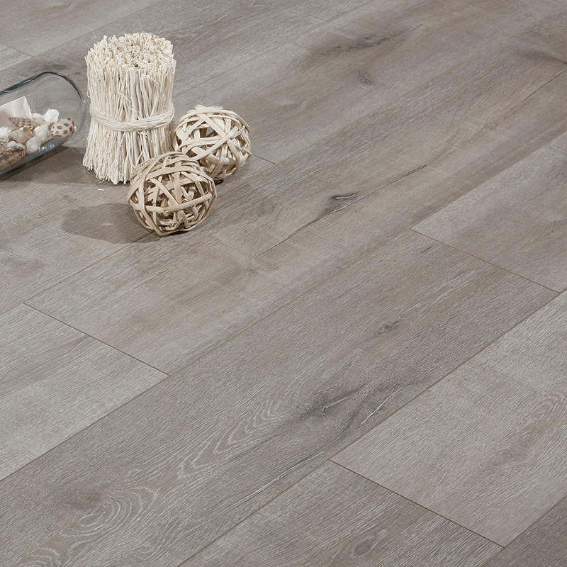 12mm强化复合灰色木地板复古北欧防水家用卧