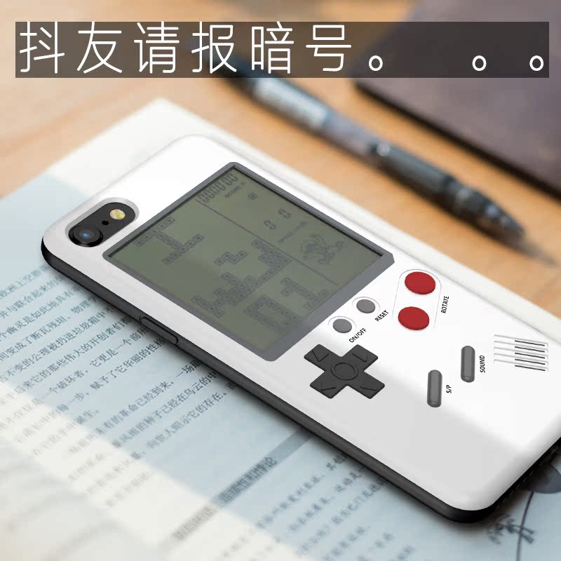 ne8plus俄罗斯方块wanle游戏机手机壳苹果6s抖