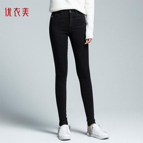 优衣美女裤显瘦小脚 铅笔裤女式休闲裤子2018新款女秋季23786商品大图