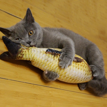 喵喵喵 鱼谁敢动 猫薄荷鱼宠物玩具