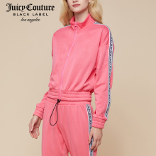 Juicy Couture2018新款袖子侧边字母编带装饰休闲运动夹克外套图片