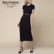 Juicy Couture时尚字母编带装饰T恤拼接裙连衣裙图片