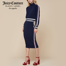 Juicy Couture2018新款女气质简约侧边字母图案装饰包臀裙半身裙图片