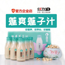 广昌白莲鲜磨老人养生儿童孕妇植物蛋白非饮料 莲爽莲子汁整箱6瓶