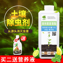 土壤杀虫剂花卉植物通用地下害虫小黑飞蚜虫蚧壳虫飞虫家用杀虫药