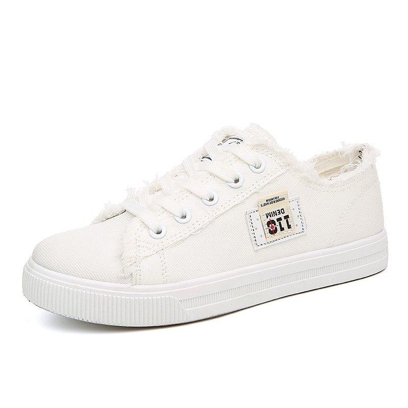 小白鞋女春夏季2018新款帆布鞋学生原宿风ulz