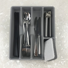 宜家刀叉收纳盒家用餐具收纳架筷子盒放刀叉盒子方便西餐具收纳盒