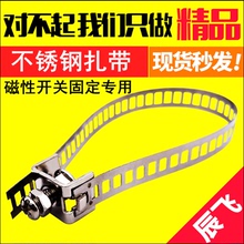 MAL气缸不锈钢扎带大头小头磁性开关支架 SC绑带