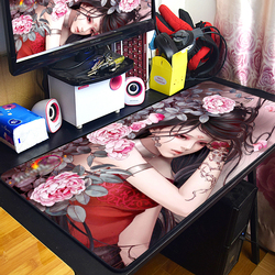 剑网动漫三电脑桌垫键盘垫办公超大号礼品游戏鼠标垫防水