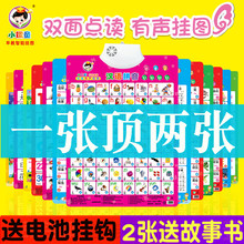 有声挂图宝宝启蒙早教墙贴儿童认知语音看图识字拼音发声卡片玩具