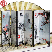 唐礼 仿古漆器小屏风摆件脸谱 中国特色工艺品送老外 出国小礼物