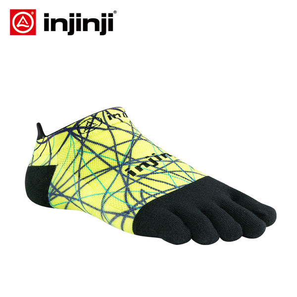 INJINJI五指袜 光谱系列短筒薄款跑步袜COOLMAX春夏透气 吸汗透气