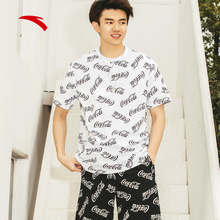 男短T恤2019年夏季新品 安踏可口可镭至名款 字母运动上衣95929751