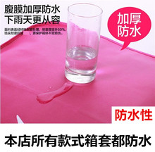 箱保护罩可爱折叠包包行李箱套新款 牛津布行 女款 皮箱22寸密码 套装
