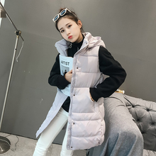 2018秋冬女装新款中长款棉马甲女韩版短款百搭学生背心外套女棉服图片