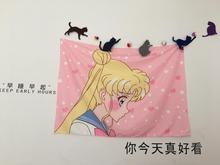 饰背景布 美少女粉嫩挂布 ins房间卧室宿舍墙面装 凡薇家居