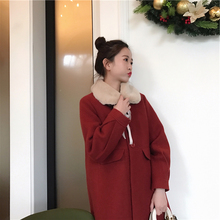 2018新款秋装女装韩版赫本风森系呢子大衣中长款毛呢斗篷外套秋冬图片