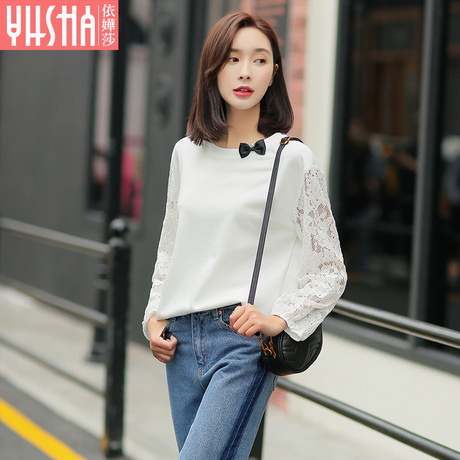 依嬅莎2018春季长袖T恤商品大图